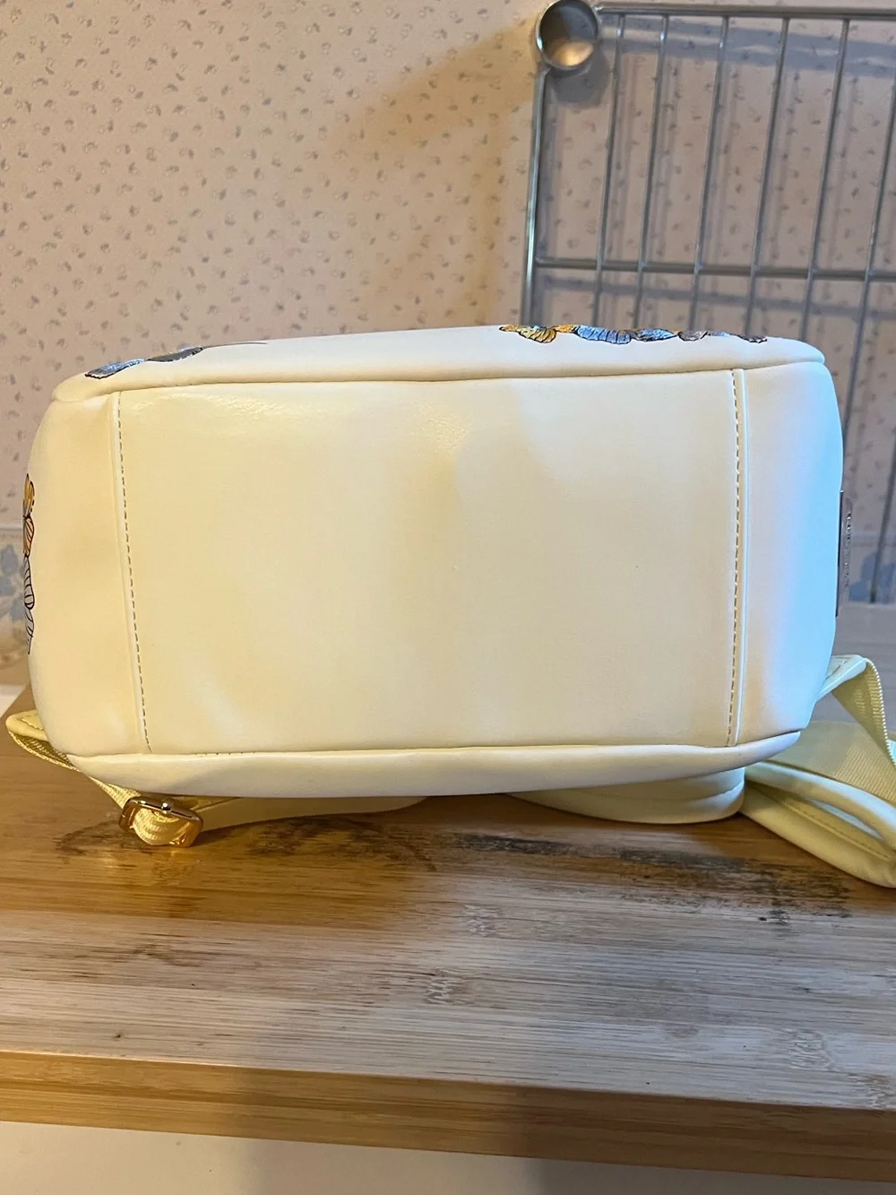 Disney Beauty and the Beast Belle and Philippe Floral Mink Backpack